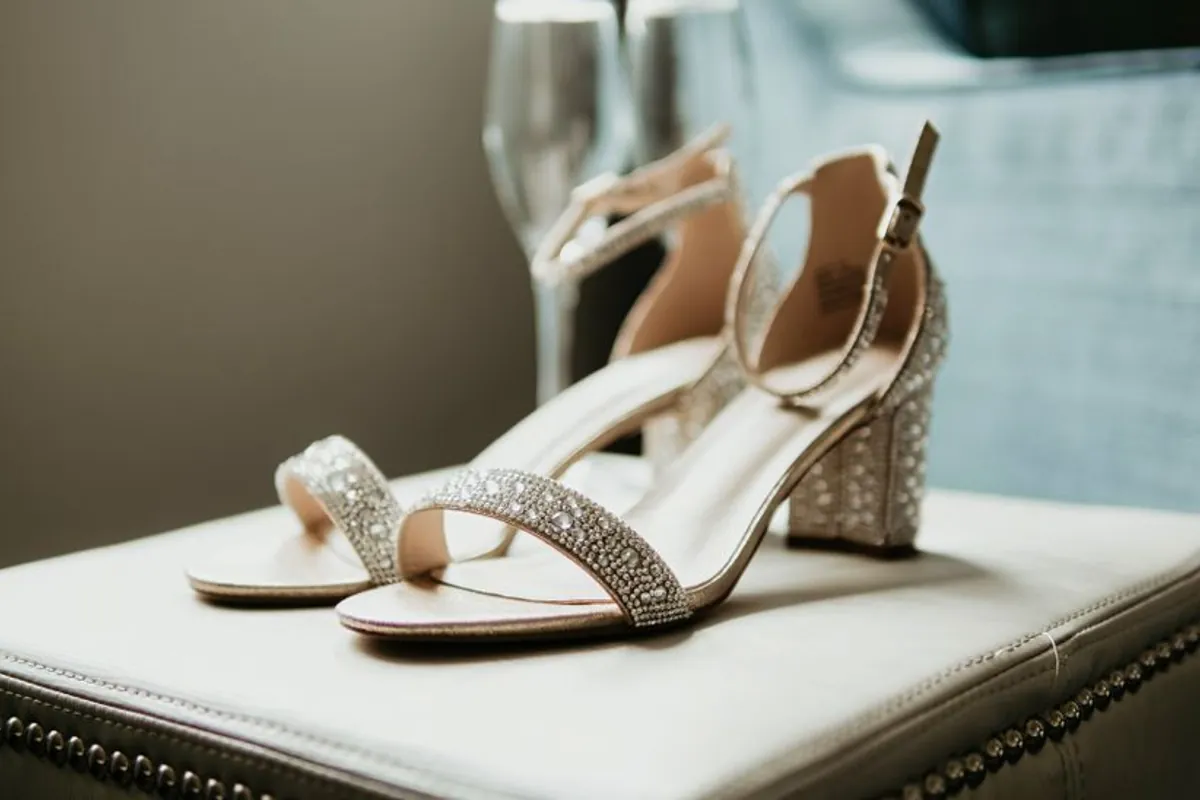 Crystal Bridal Heels