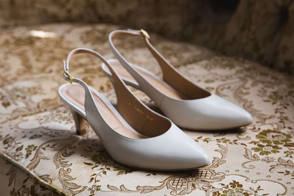 Designer Knot Bridal Heels