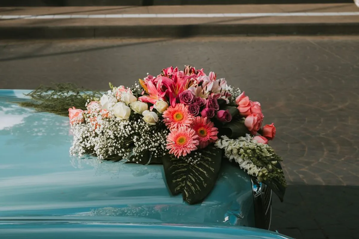 Marigold car decor Package
